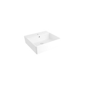 Bocchi Milano 50 cm Çanak Batarya Delikli Mat Beyaz Lavabo