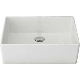 Bocchi Milano 50 cm Çanak Batarya Delikli Mat Beyaz Lavabo