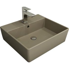Bocchi Milano 50 cm Çanak Batarya Delikli Mat Kaşmir Lavabo
