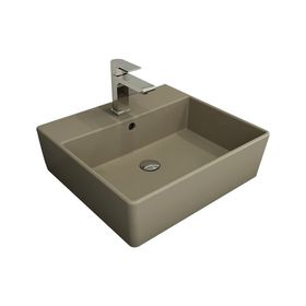 Bocchi Milano 50 cm Çanak Batarya Delikli Mat Kaşmir Lavabo