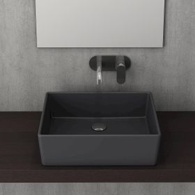 Bocchi Milano 50 cm Çanak Mat Antrasit Lavabo