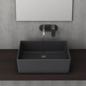 Bocchi Milano 50 cm Çanak Mat Kahve Lavabo