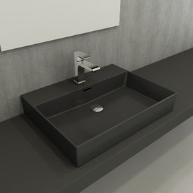Bocchi Milano 60 cm Çanak Mat Antrasit Lavabo