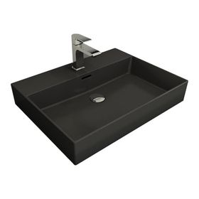 Bocchi Milano 60 cm Çanak Mat Antrasit Lavabo