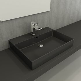 Bocchi Milano 60 cm Çanak Mat Antrasit Lavabo