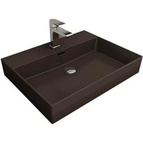 Bocchi Milano 60 cm Çanak Mat Kahve Lavabo