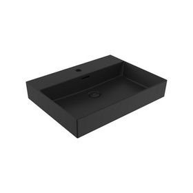 Bocchi Milano 60 cm Çanak Mat Siyah Lavabo