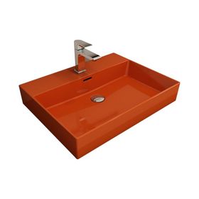 Bocchi Milano 60 cm Çanak Parlak Turuncu Lavabo