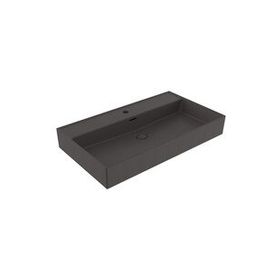 Bocchi Milano 80 cm Çanak Mat Antrasit Lavabo