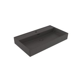 Bocchi Milano 80 cm Çanak Mat Antrasit Lavabo