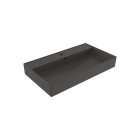Bocchi Milano 80 cm Çanak Mat Antrasit Lavabo