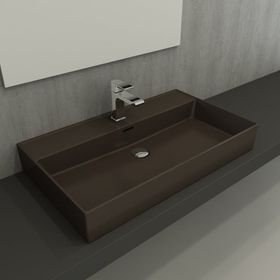 Bocchi Milano 80 cm Çanak Mat Sarı Lavabo