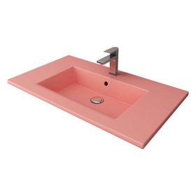 Bocchi Milano Etajerli 100 cm Mat Somon Lavabo