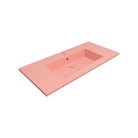 Bocchi Milano Etajerli 100 cm Mat Somon Lavabo