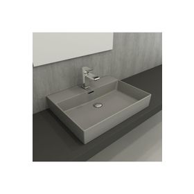 Bocchi Milano Etajerli 60 cm Mat Gri Lavabo