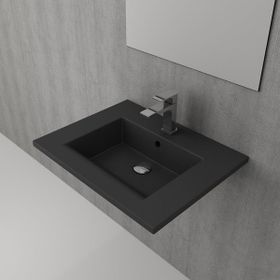 Bocchi Milano Etajerli 60 cm Mat Somon Lavabo