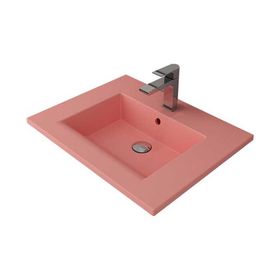 Bocchi Milano Etajerli 60 cm Mat Somon Lavabo