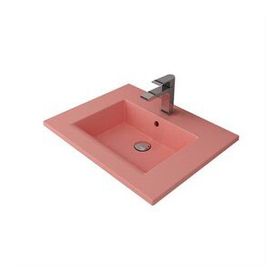 Bocchi Milano Etajerli 60 cm Mat Somon Lavabo