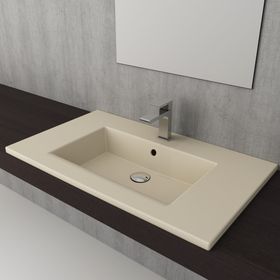 Bocchi Milano Etajerli 80 cm Mat Yasemin Lavabo