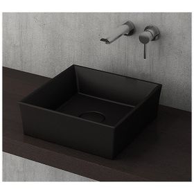 Bocchi Modena 38 cm Mat Siyah Çanak Lavabo