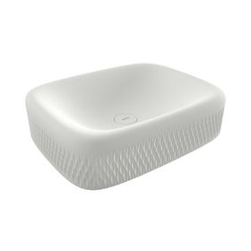 Bocchi New Age Tezgah Üstü 55 cm Mat Beyaz Lavabo