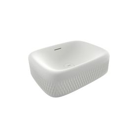 Bocchi New Age Tezgah Üstü 55 cm Mat Beyaz Lavabo