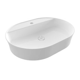 Bocchi Oval 60x45 cm Parlak Beyaz Slim Line