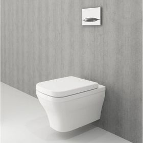 Bocchi Parlak Beyaz Kapak Hariçtir Firenze Rimless Asma Klozet