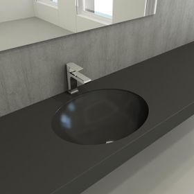 Bocchi Parma Tezgah Altı 56 cm Mat Antrasit Lavabo