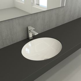 Bocchi Parma Tezgah Altı 56 cm Parlak Beyaz Lavabo