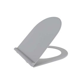 Bocchi Pure Slim Mat Gri Yavaş Kapanır Klozet Kapağı