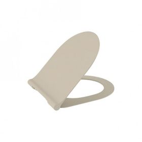 Bocchi Pure Slim Mat Gri Yavaş Kapanır Klozet Kapağı