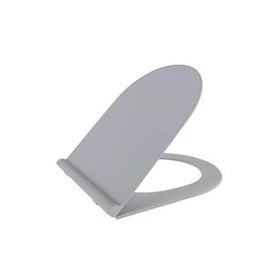 Bocchi Pure Slim Mat Gri Yavaş Kapanır Klozet Kapağı