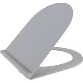 Bocchi Pure Slim Mat Gri Yavaş Kapanır Klozet Kapağı