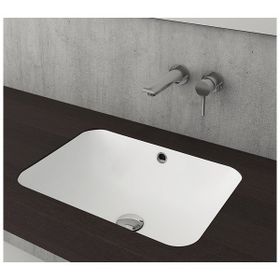 Bocchi Scala 55 cm Tezgahaltı Mat Beyaz Lavabo