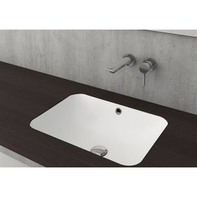 Bocchi Scala 55 cm Tezgahaltı Mat Beyaz Lavabo