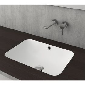 Bocchi Scala 55 cm Tezgahaltı Mat Beyaz Lavabo