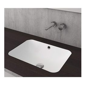 Bocchi Scala 55 cm Tezgahaltı Mat Beyaz Lavabo