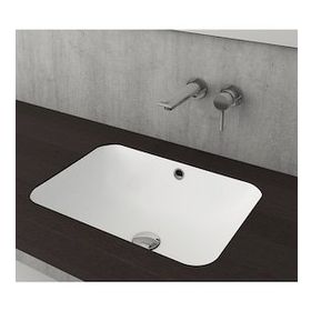 Bocchi Scala 55 cm Tezgahaltı Mat Beyaz Lavabo