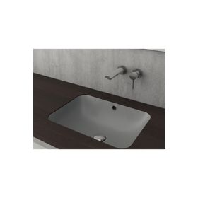 Bocchi Scala 55 cm Tezgahaltı Mat Gri Lavabo