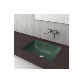 Bocchi Scala 55 cm Tezgahaltı Mat Yeşil Lavabo