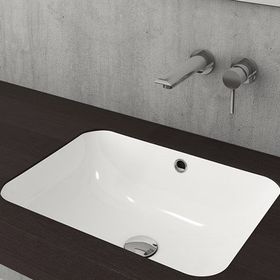 Bocchi Scala 55 cm Tezgahaltı Parlak Beyaz Lavabo