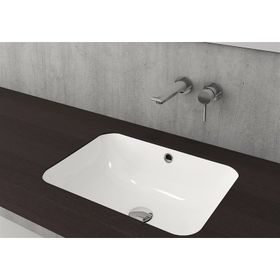 Bocchi Scala 55 cm Tezgahaltı Parlak Beyaz Lavabo
