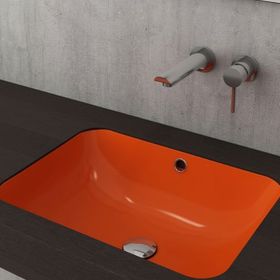 Bocchi Scala 55 cm Tezgahaltı Parlak Turuncu Lavabo