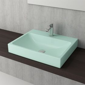 Bocchi Scala 60 cm Tezgah Üstü Mat Yeşil Lavabo
