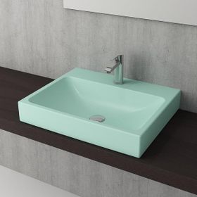 Bocchi Scala 60 cm Tezgah Üstü Mat Yeşil Lavabo
