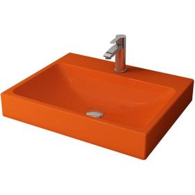 Bocchi Scala 60 cm Tezgah Üstü Parlak Kırmızı Lavabo