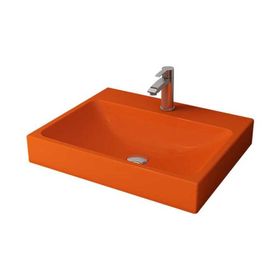 Bocchi Scala 60 cm Tezgah Üstü Parlak Kırmızı Lavabo