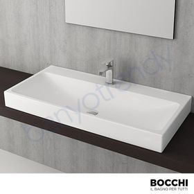 Bocchi Scala Arch 100 cm Mat Beyaz Tezgah Üstü Lavabo