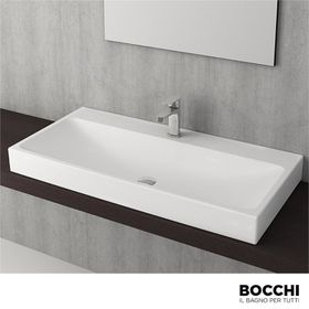Bocchi Scala Arch 100 cm Mat Beyaz Tezgah Üstü Lavabo